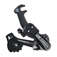 Переключатель задний, 6/7 скоростей, крюк, длинная лапка, черный SHIMANO TOURNEY ARDTY21BGSBL