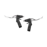Тормозные ручки V-brake 2-3 пальца серо-черные