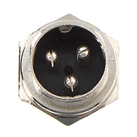 Разъём панельный, 3 pin