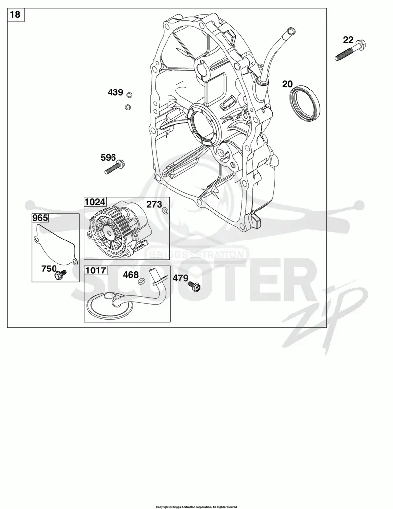 Crankcase Cover/Sump Group