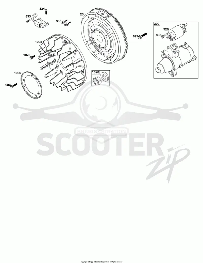 Flywheel, Ignition, and Starter Group
