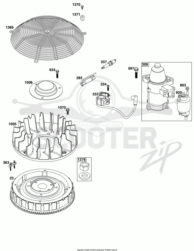 Flywheel, Ignition, and Starter Group