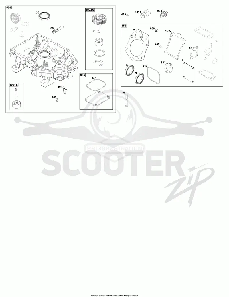 Crankcase Cover/Sump and Lubrication Group