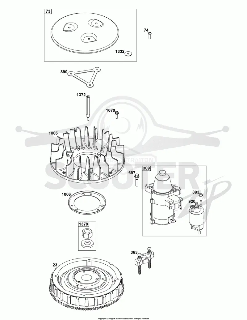 Flywheel, Ignition, and Starter Group