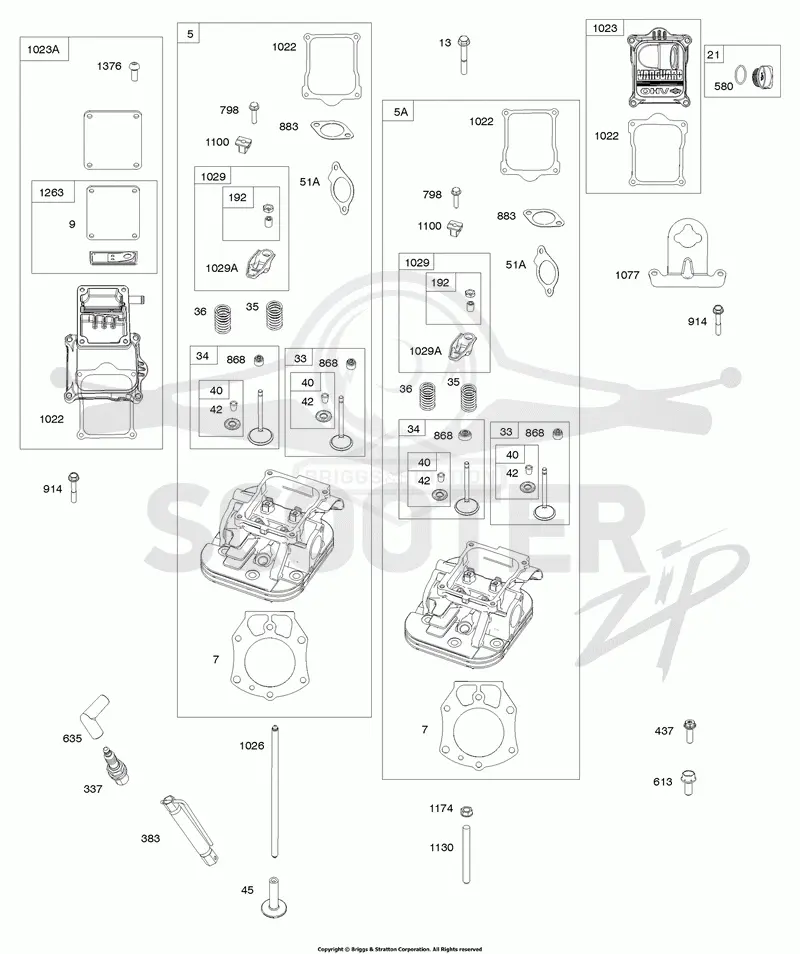 Cylinder Heads, Rocker Covers