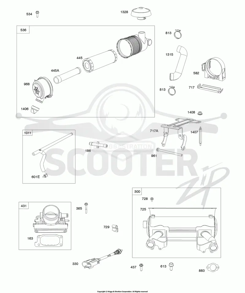 Air Cleaner, Muffler