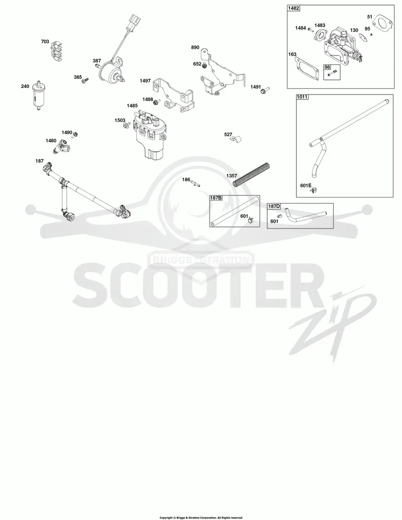 Throttle Body and Fuel Supply Goup
