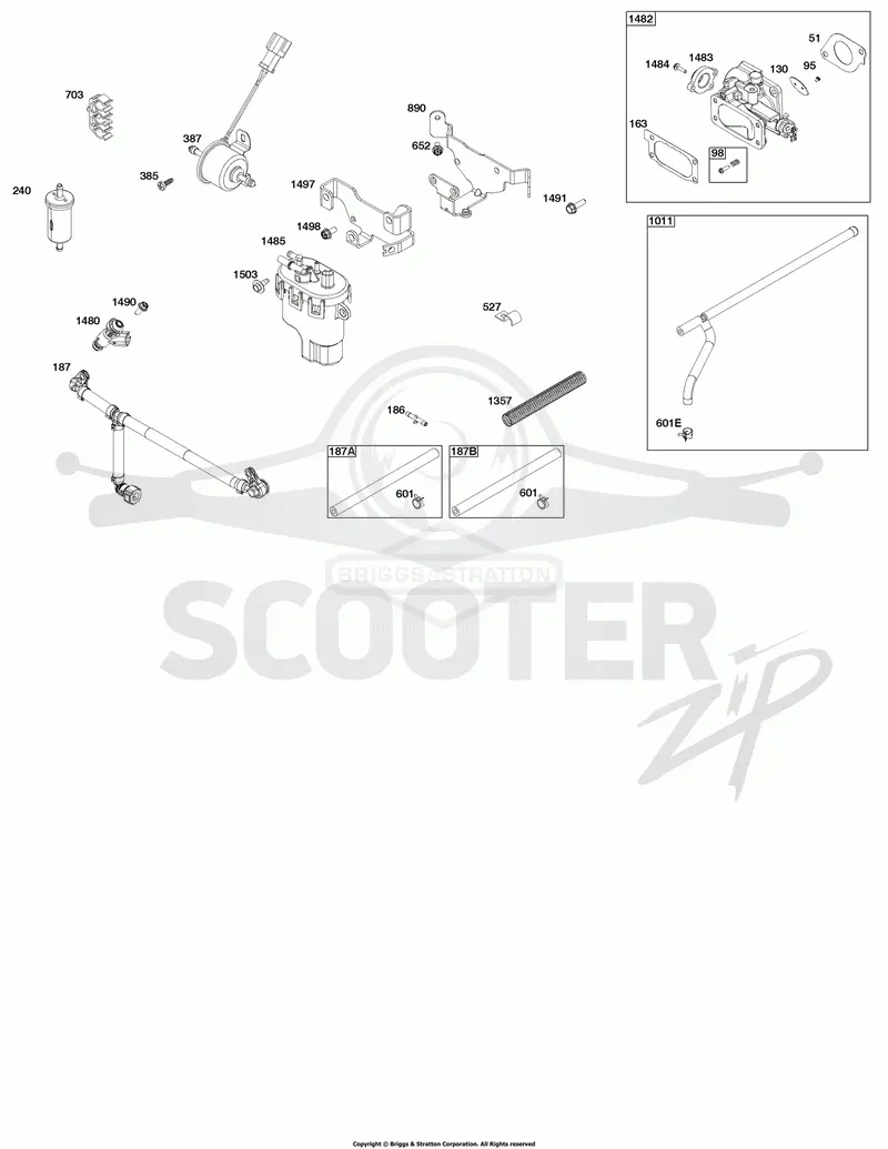Throttle Body and Fuel Supply Goup