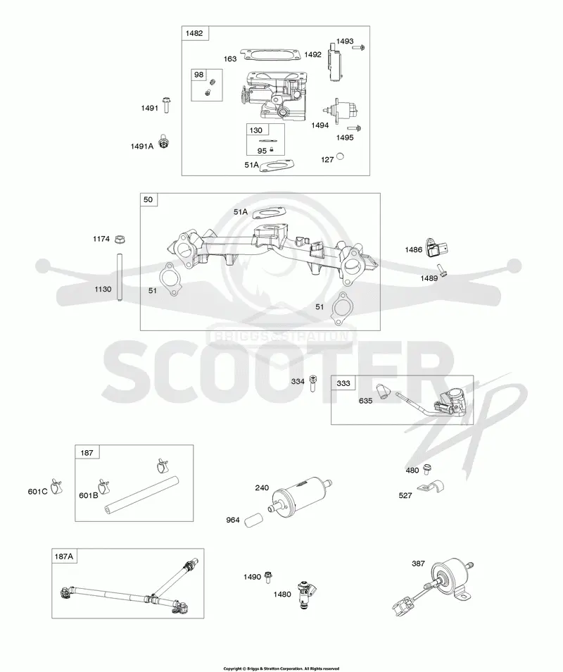 Intake Manifold, Throttle Body, Fuel System