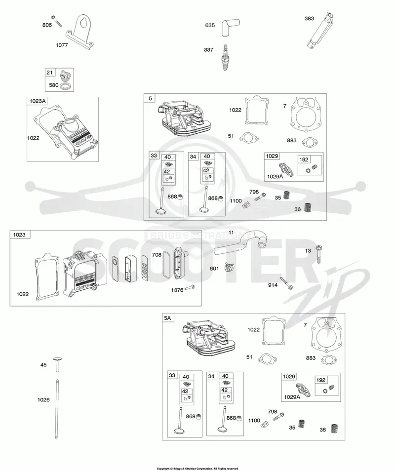 Cylinder Heads, Rocker Arm Covers
