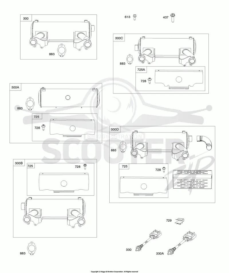 Exhaust System, Oxygen Sensors