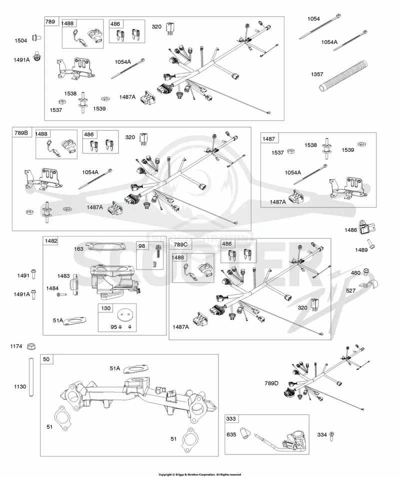 Wire Harness, Throttle Body, Intake Manifold