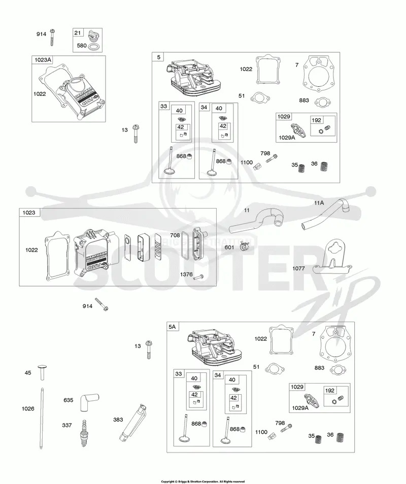 Cylinder Heads, Rocker Covers
