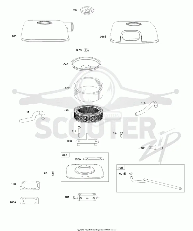 Air Cleaner, Purge Line Hose