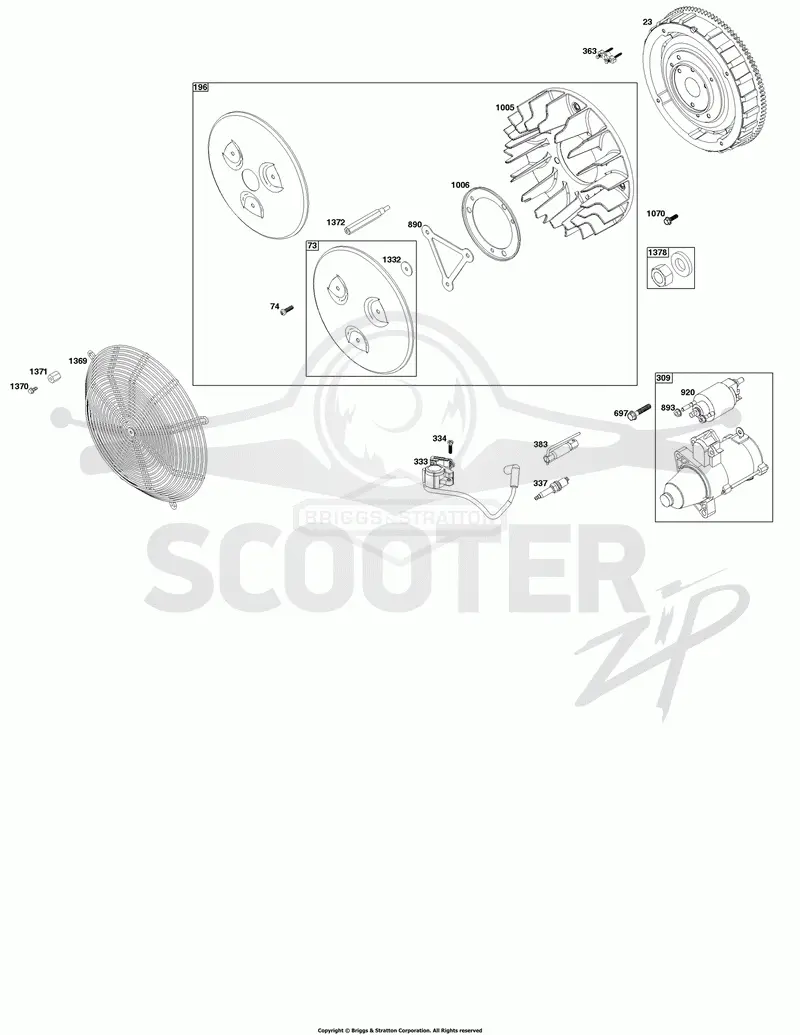 Flywheel, Ignition, and Starter Group