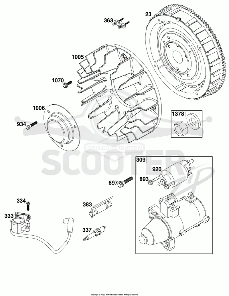 Flywheel, Ignition, and Starter Group