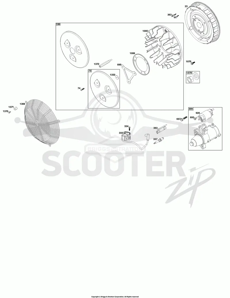 Flywheel, Ignition, and Starter Group