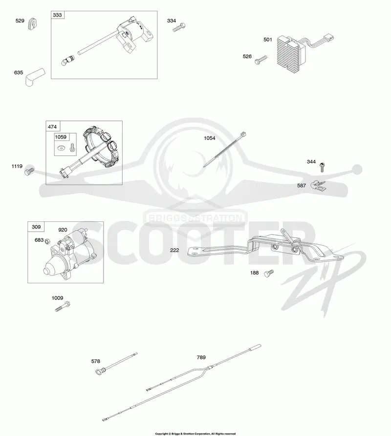 Armature, Regulator, Alternator, Electric Starter