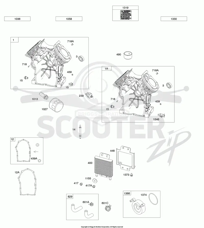 Cylinders, Oil Cooler, Manuals