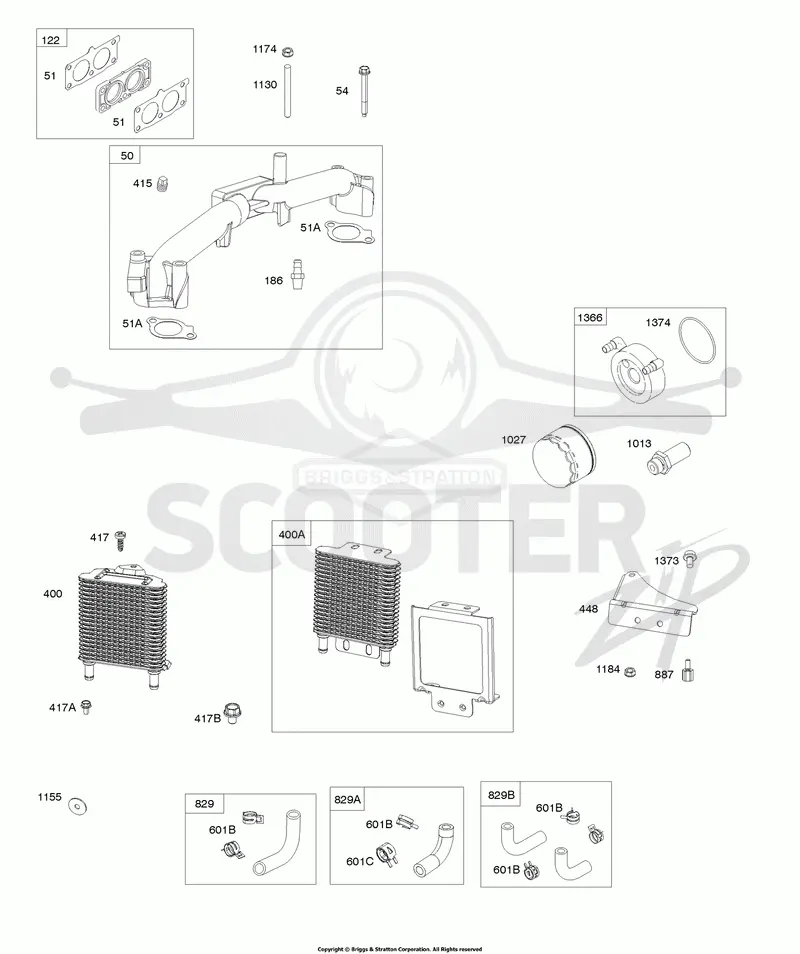 Intake Manifold, Oil Cooler