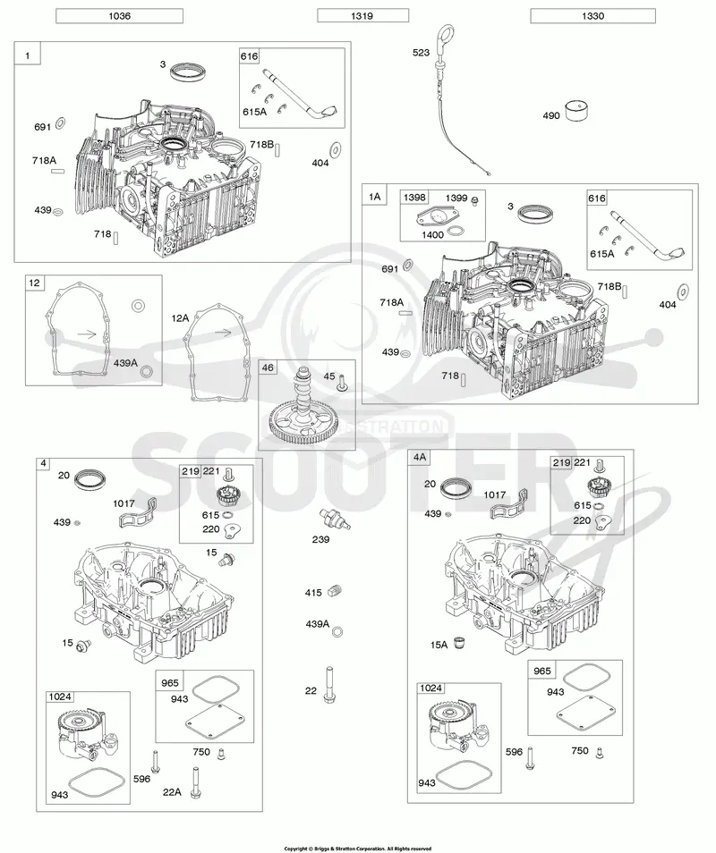 Cylinders, Sumps, Camshaft