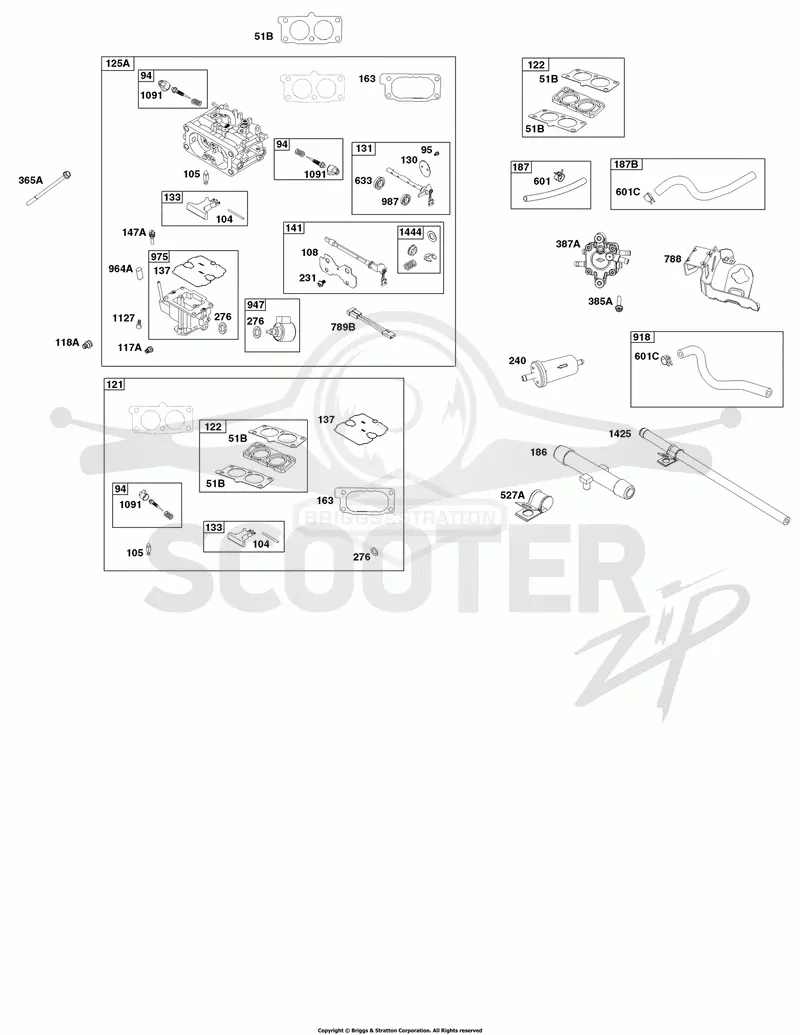 Carburetor and Fuel Supply Group