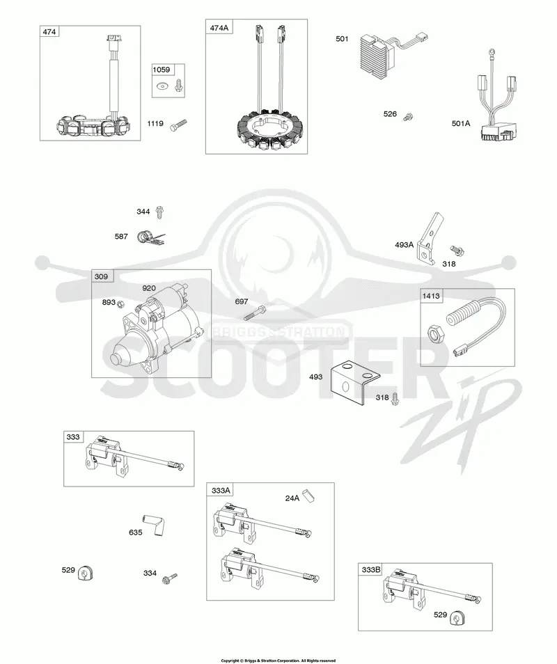 Alternators, Regulators, Electric Starter, Armatures