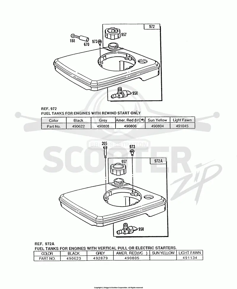 Fuel Tank Assemblies