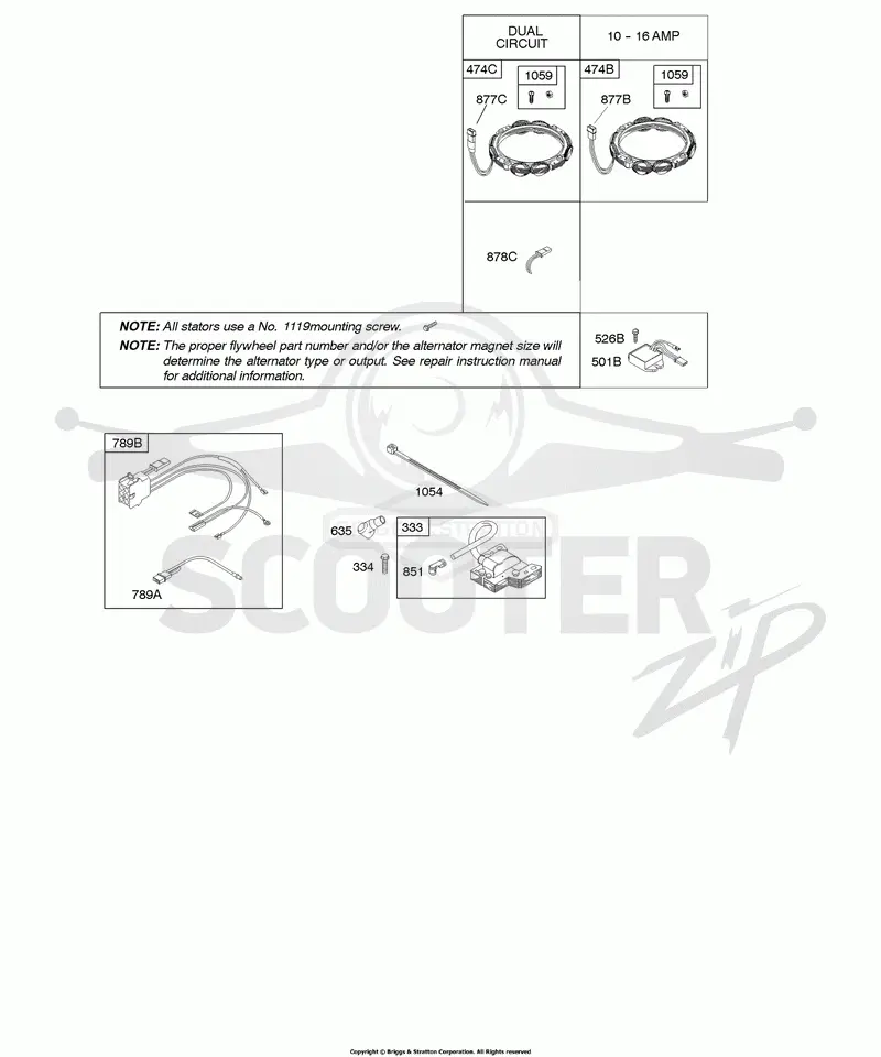 Alternator, Ignition