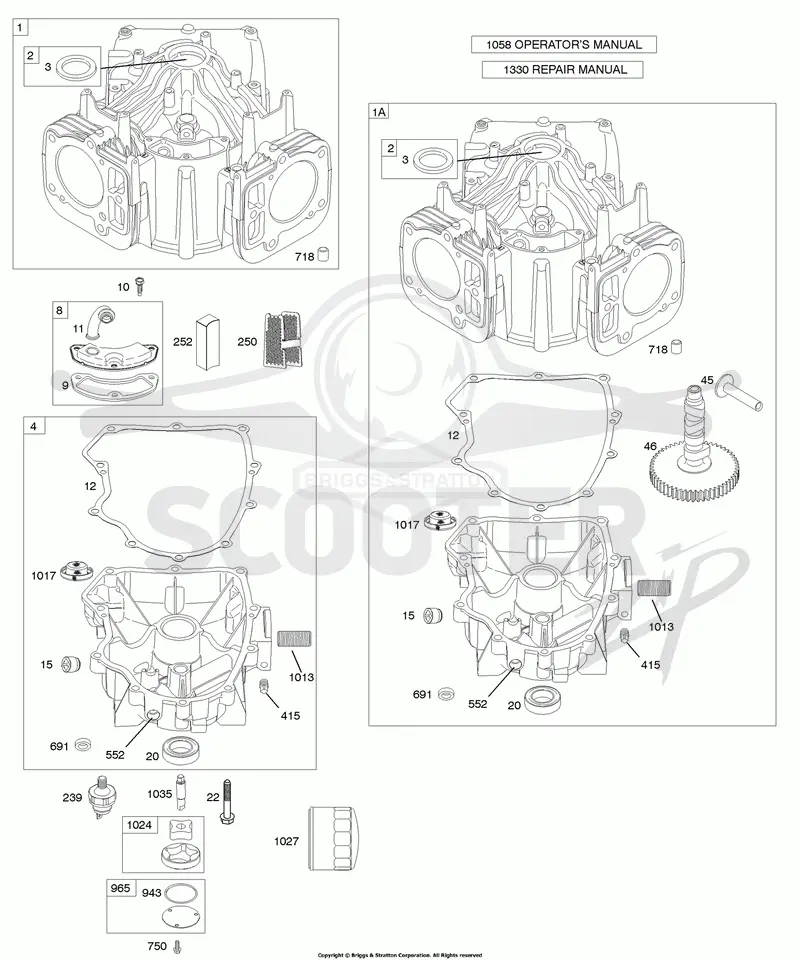 Cylinder, Engine Sump