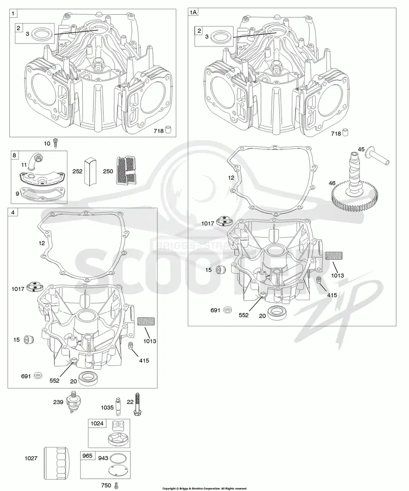 Cylinder, Engine Sump