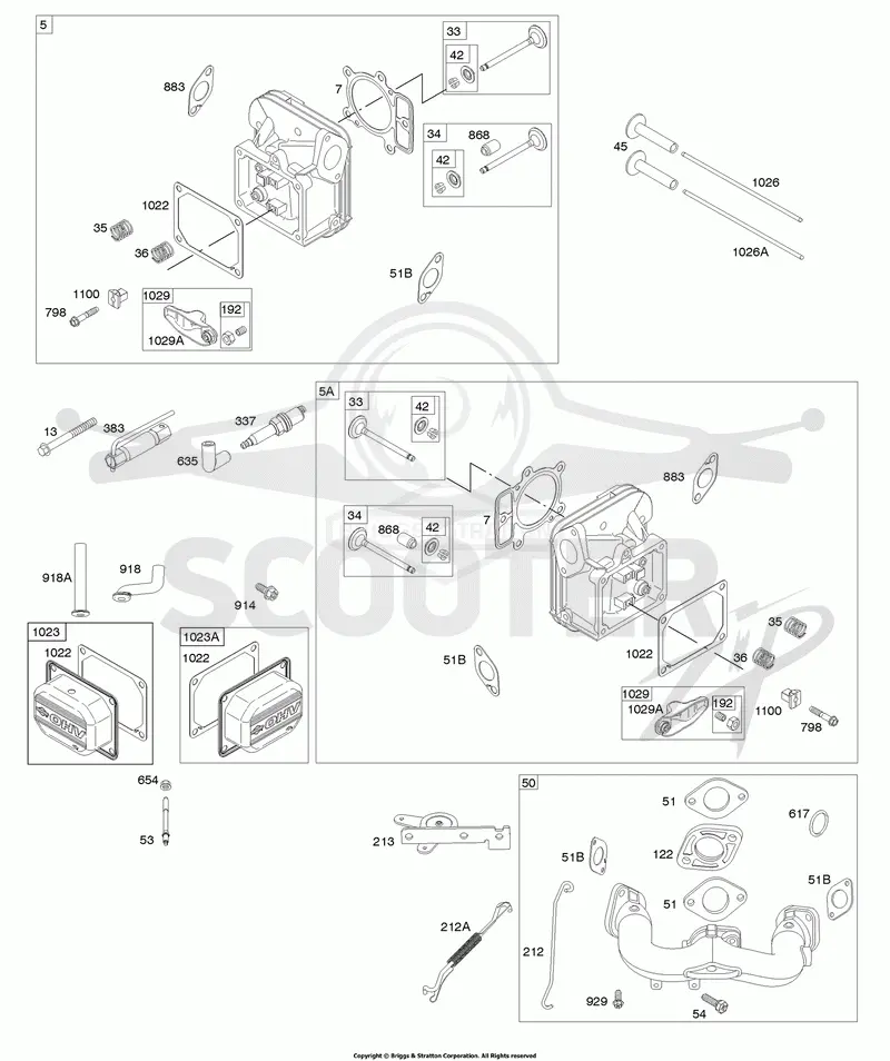 Cylinder Head, Rocker Arm Cover, Intake Manifold