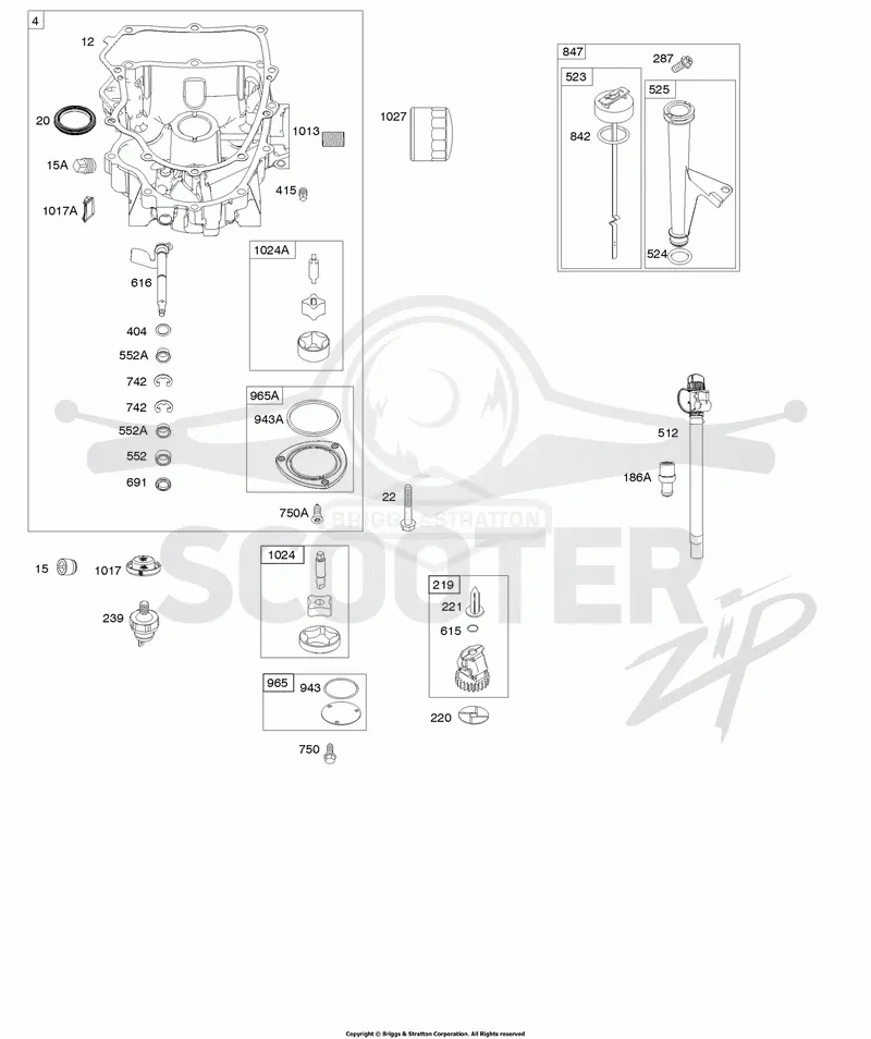 Engine Sump, Oil Pump, Dipstick/Tube Assembly