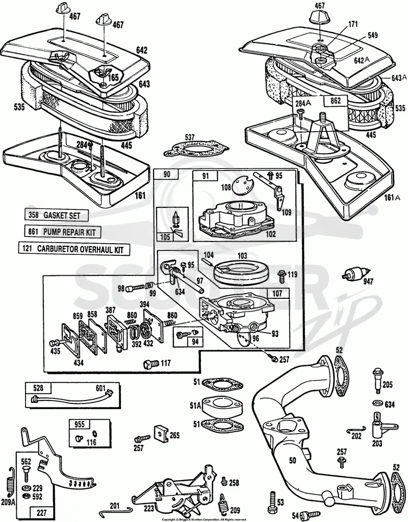 Carburetor Assemblies, A/C