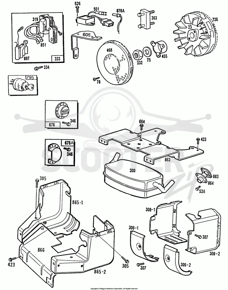 BlowerHsg,Mufflers,Shielding