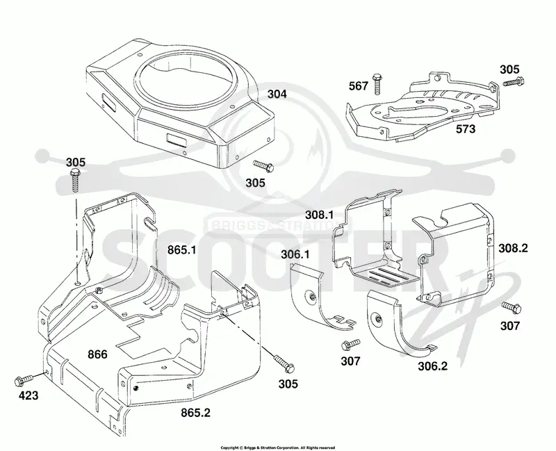 Blower Hsg, Shielding