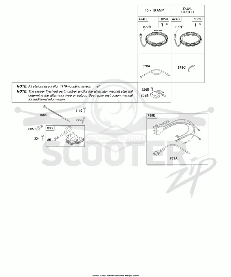 Alternator, Ignition