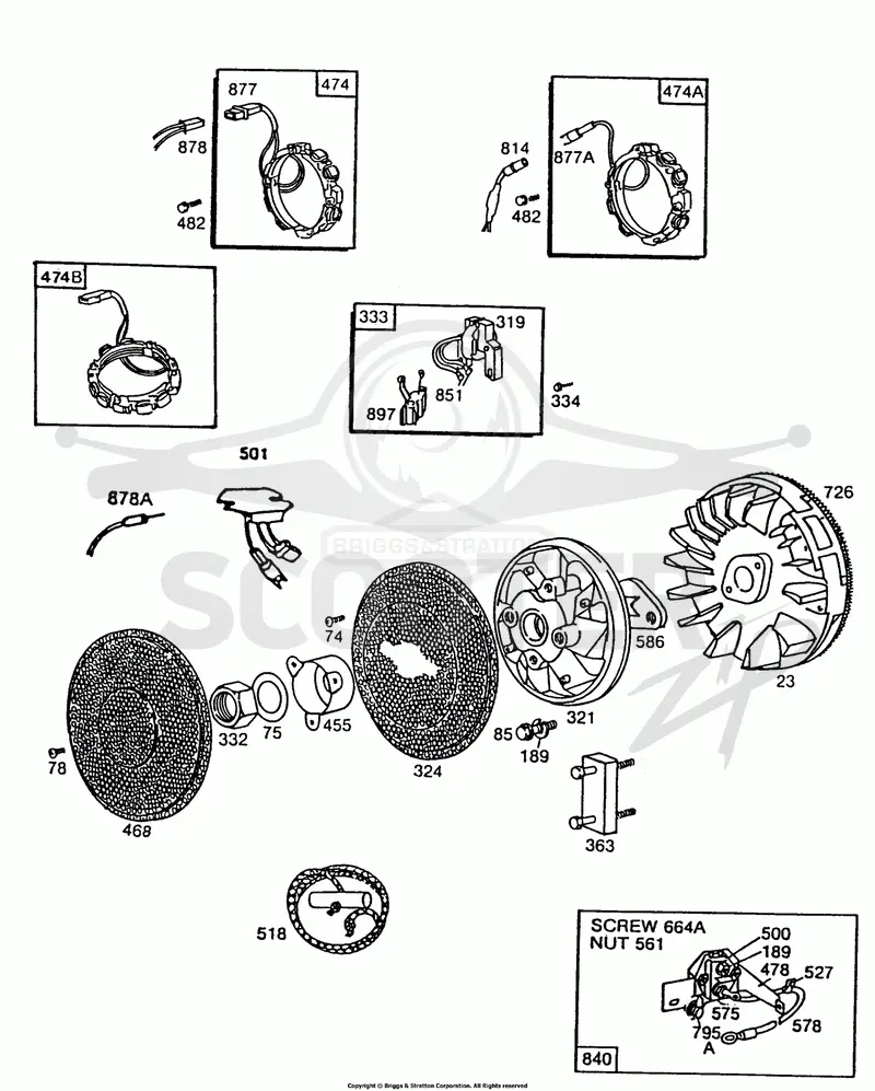 Alternators,Flywheel,Screens