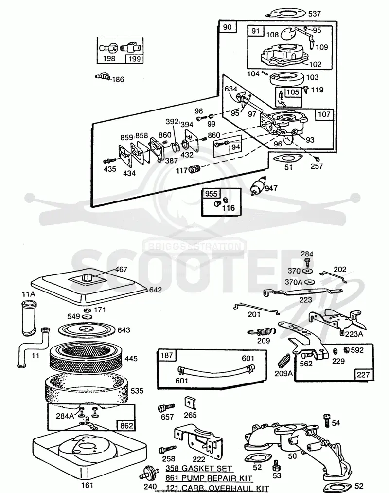Carburetor Assemblies, A/C