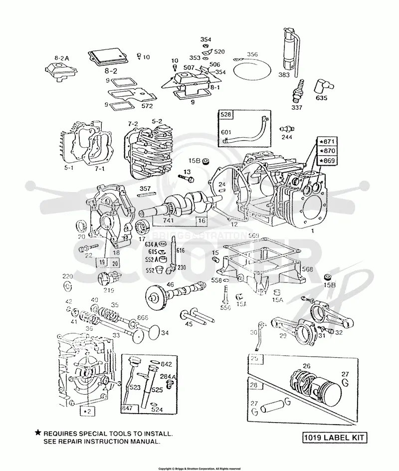 Cylinder, Sump, Cover, Heads
