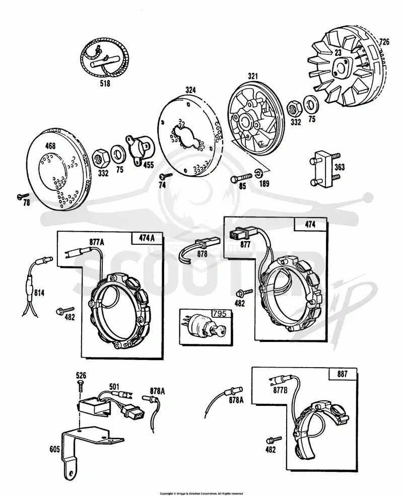 Alternators,Elect,Flywheel