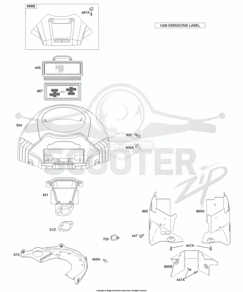 Air Cleaner, Blower Housing
