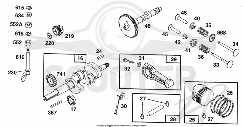 Piston Group, Crankshaft