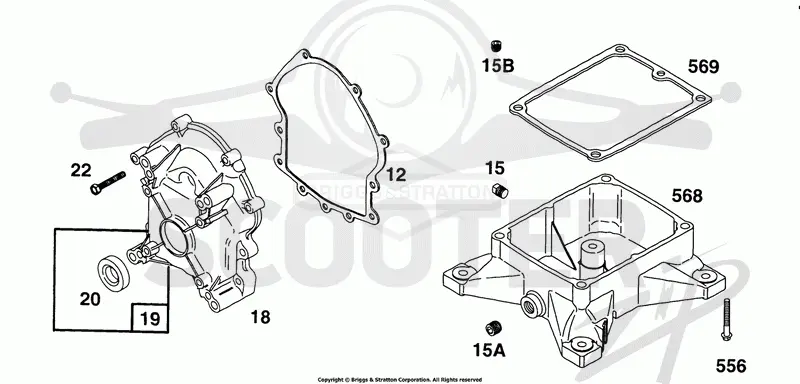 Crankcase Cover,Sump Base