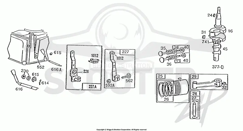 Piston Group Governor Levers