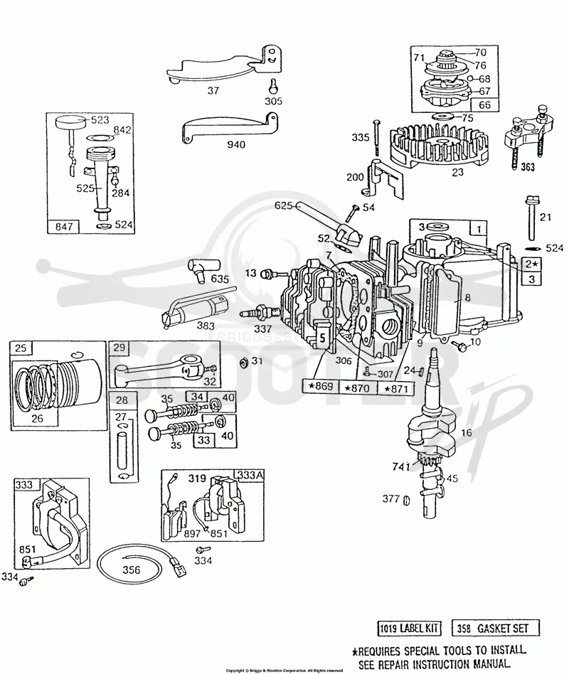 Cylinder Assy, Piston Assy