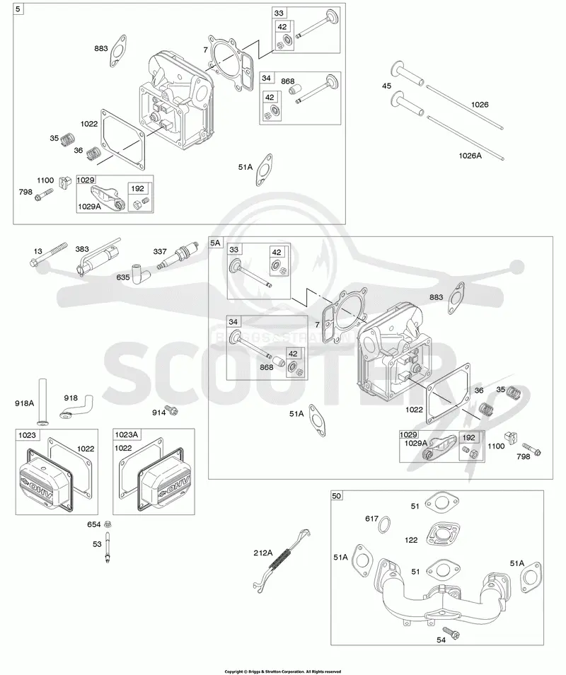 Cylinder Head, Rocker Arm Cover, Intake Manifold
