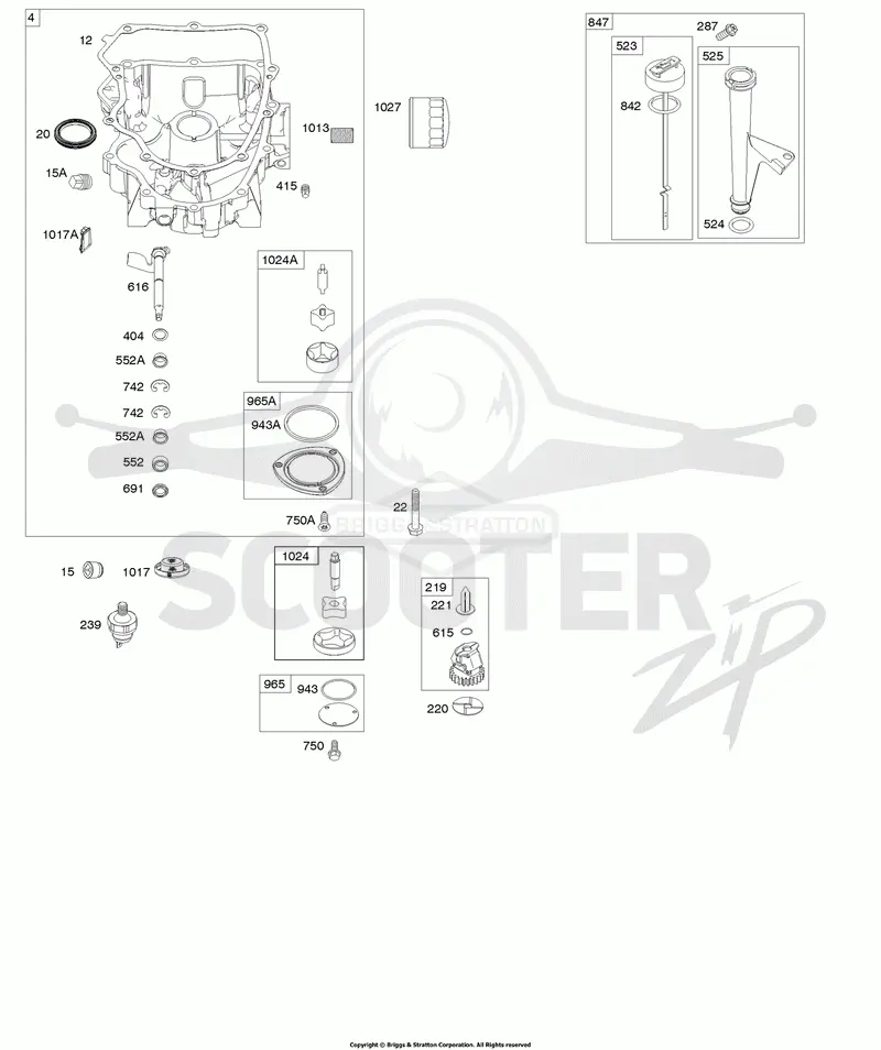 Engine Sump, Oil Pump, Dipstick/Tube Assembly