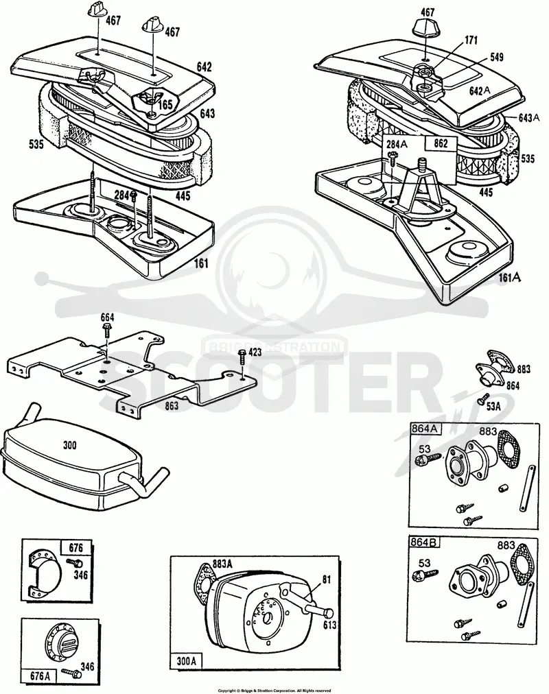 Air Cleaners,Muffler Parts