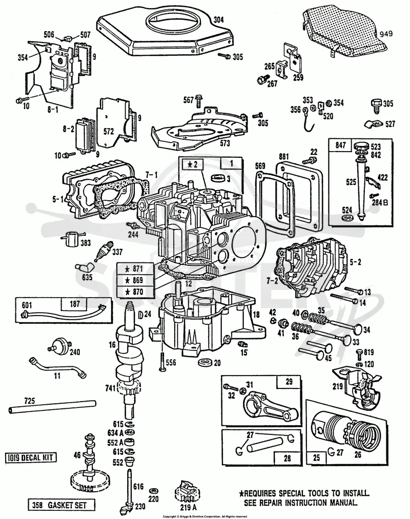 Cyl,Cyl Heads,Piston,Sump